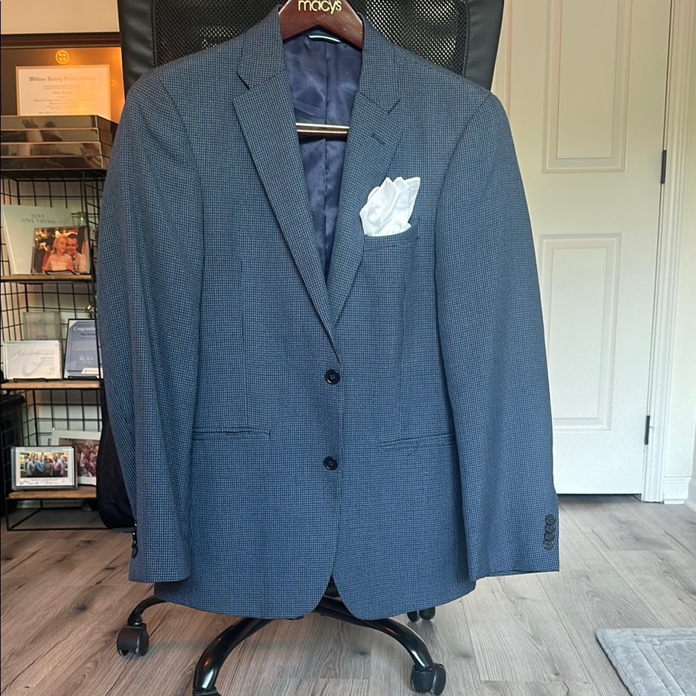 Tommy Hilfiger Blue Sport Coat Classic Tailored Blazer
